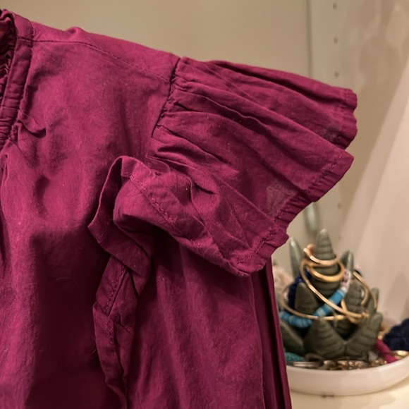 Gap flutter sleeve long sleeve blouse - Picture 3 of 4